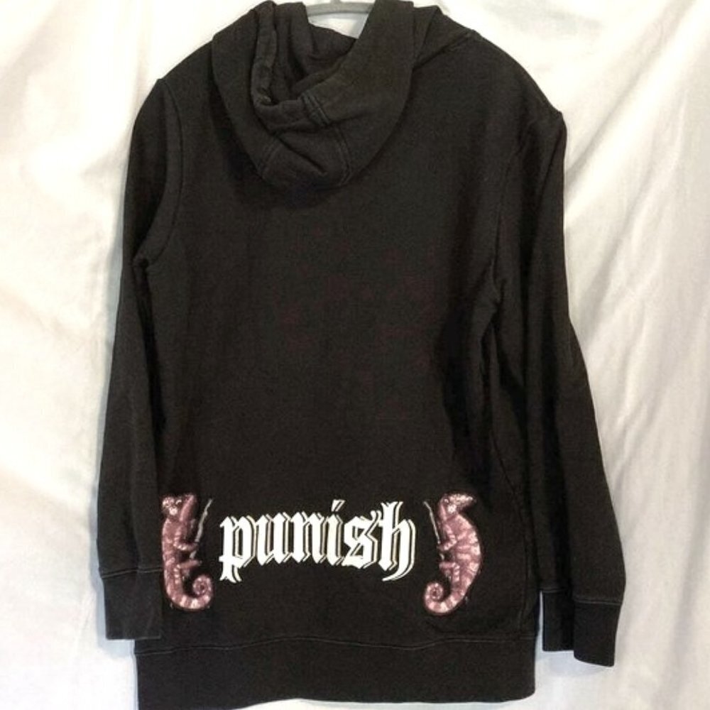 Japanese Trendiano Punish Chameleon Mens Graphic Hoodie Streetwear